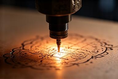 Gravure laser artistique