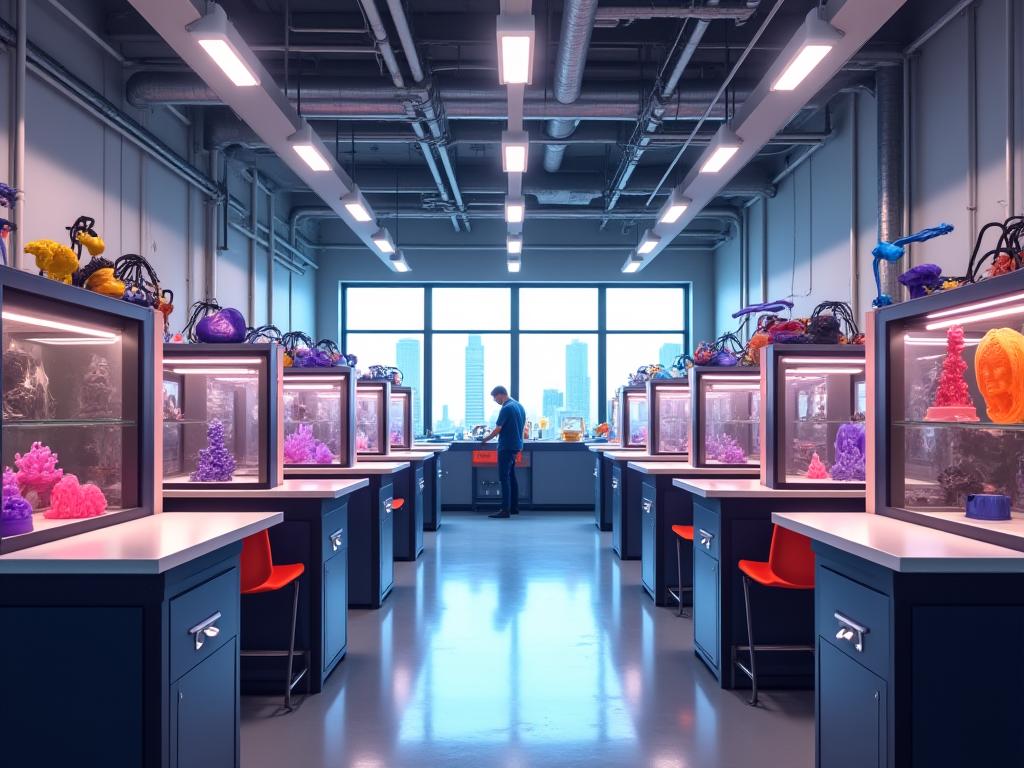 Maker Space avec équipements d'innovation artistique