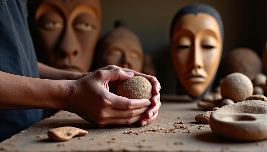 Workshop sculpture masques africains