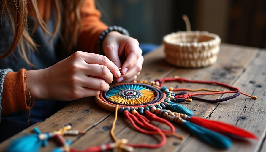 Workshop tissage amérindien